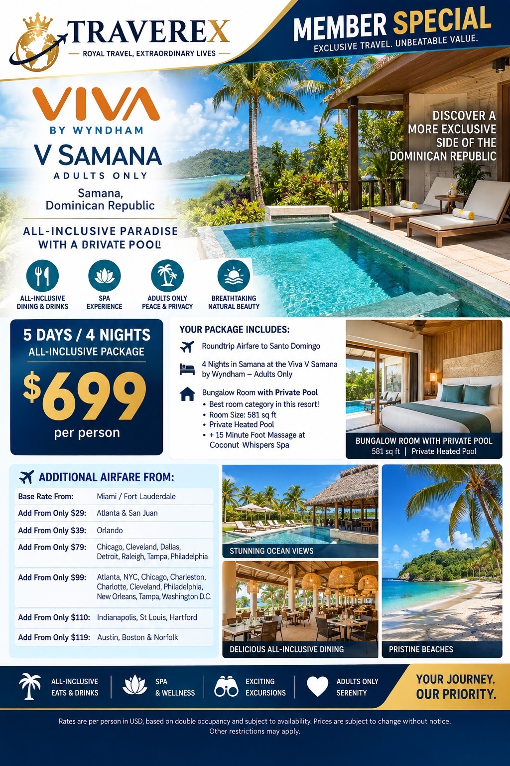 Viva V Samana all-inclusive resort member special in the Dominican Republic